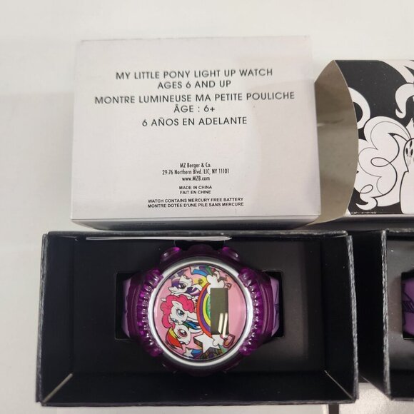 Avon Flashing Light Up Watch My Little Pony Bundle of 4 NEW - Picture 4 of 6